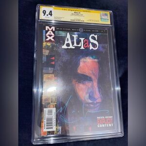SOLD!! ALIAS #1 CGC 9.4 Marvel MAX 1st Appearance JESSICA JONES signed by D MACK